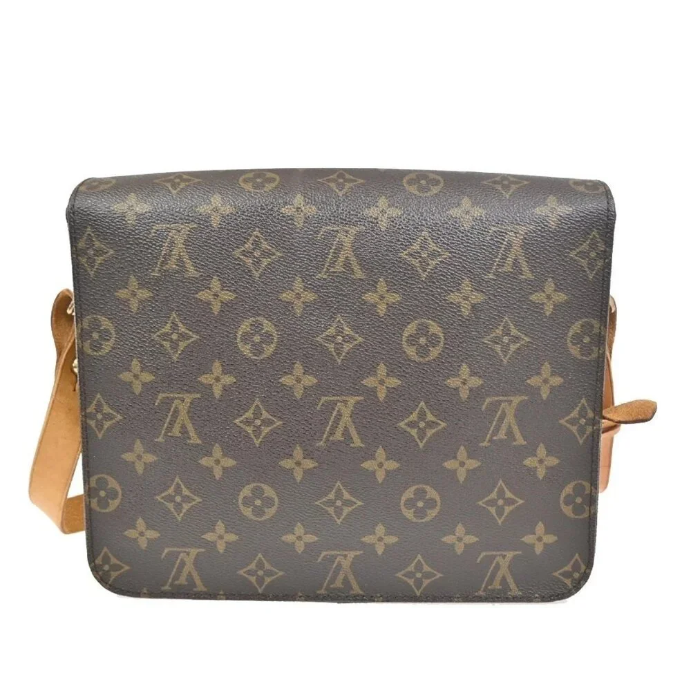 LOUIS VUITTON Cartouchiere MM Shoulder Bag Monogram Leather Brown M51253 62KC516 - Picture 3 of 16